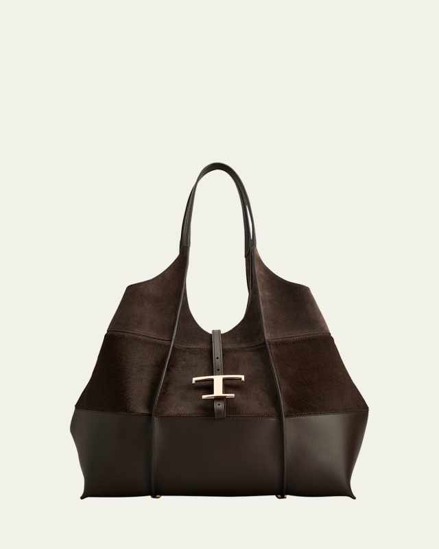 Medium Mixed Calfskin Timeless Tote Shopping Bag